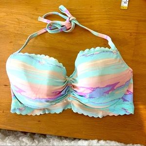 Victoria’s Secret 34DD push-up Getaway halter bikini top